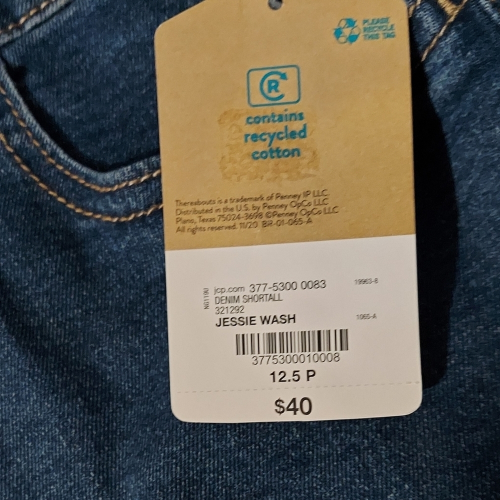 NWT Kids Jessie Wash Denim Shortall Overalls with Adjustable Straps PLUS SIZE - Picture 3 of 6